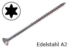 Countersunk head stainless-steel Partial thread TX