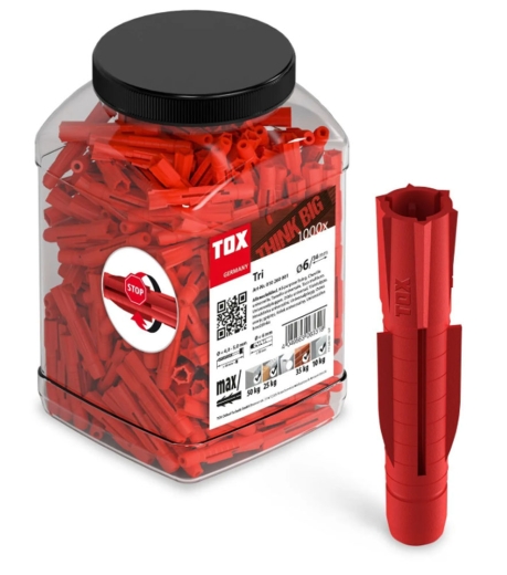 Big PackUniversele plug Tri 6x36 mm | 1000 stuk