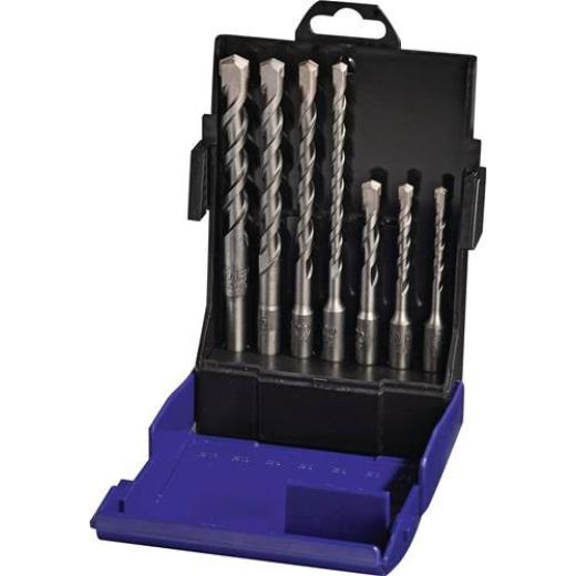 Hammerbohrersatz SDS-Plus 7-tlg.SDS-Plus Ku.-Box TECWERK
