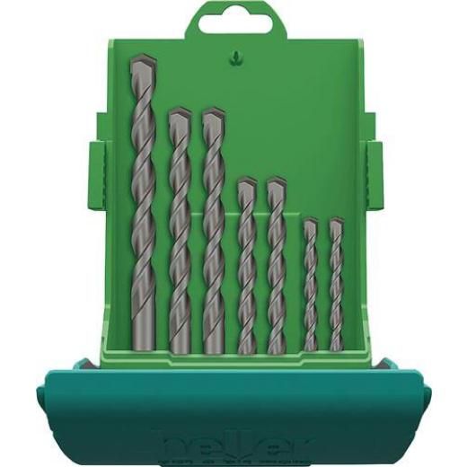 Beton-/Steinbohrersatz ProConcrete 7-tlg. - Ø 4/5/2x6/8/10/12 mm HELLER