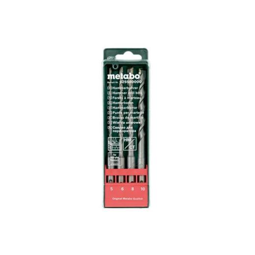 Bohrhammerzubehörset SDS-plus 4teilig Metabo