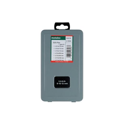 Hammerbohrersatz SDS-plus Pro 4 7-tlg.SDS-Plus Ku.-Kass.METABO