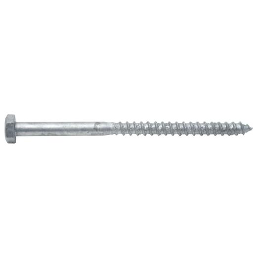 DIN 571 Wood screws 6 x 50, hexagon head, steel hot-dip galvanised - 200 pieces