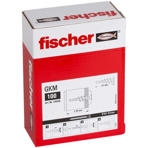 fischer Gipsplaatplug GKM | 100 stuks