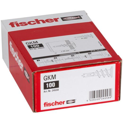 fischer Gipsplaatplug GKM | 100 stuks