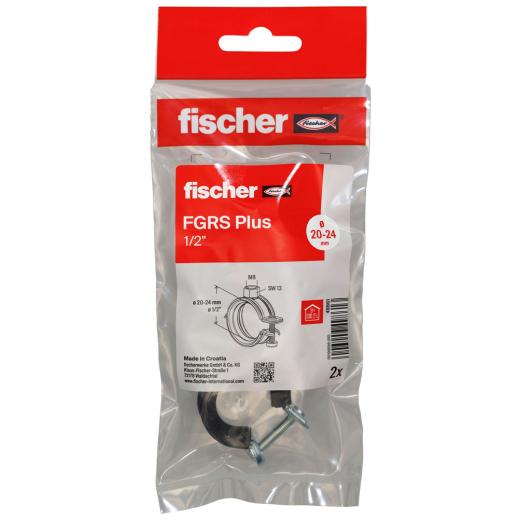 fischer Gelenkrohrschelle FGRS Plus 1/2 | 20 Stück