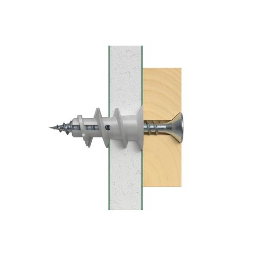 Cheville nylon pour carton-plâtre GK | 100 pièces