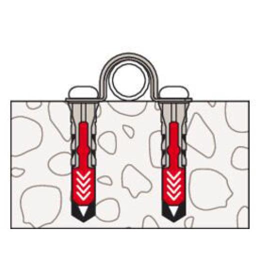 fischer Metalen zadel BSM 37 | 25 stuks