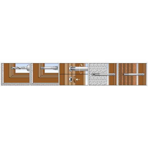 fischer Metallrahmendübel F 10 M 202 | 50 Stück