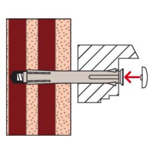 fischer | Abdeckkappe ADM 10 W weiß | 100 Stück