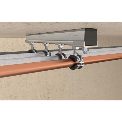 fischer Rohrschelle FRS 1 1/2" M8/M10 A2 nicht rostender Stahl | 50 Stück