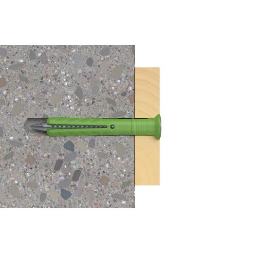 fischer Nageldübel N Green 6 x 80/50 S Senkkopf | 45 Stück