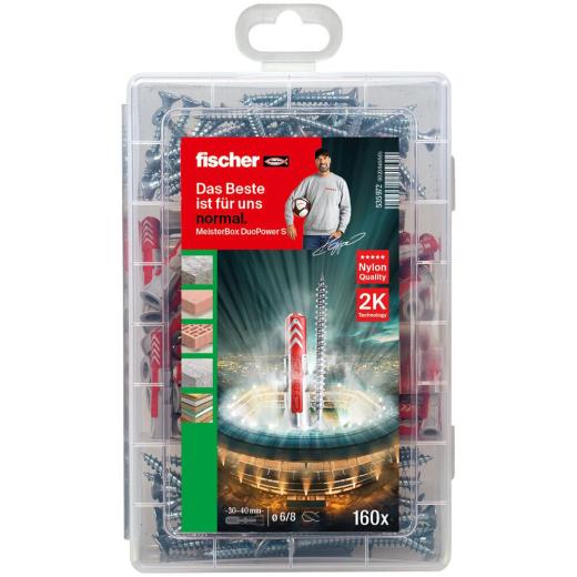 fischer Master Box DuoPower + Tornillo (160 piezas)