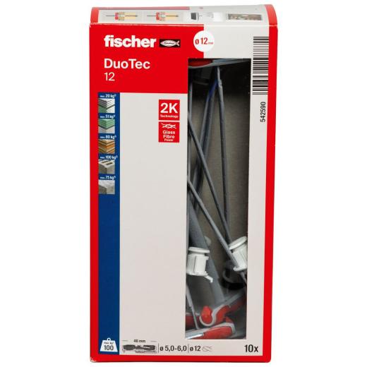 fischer DuoTec 12 - 10 piezas