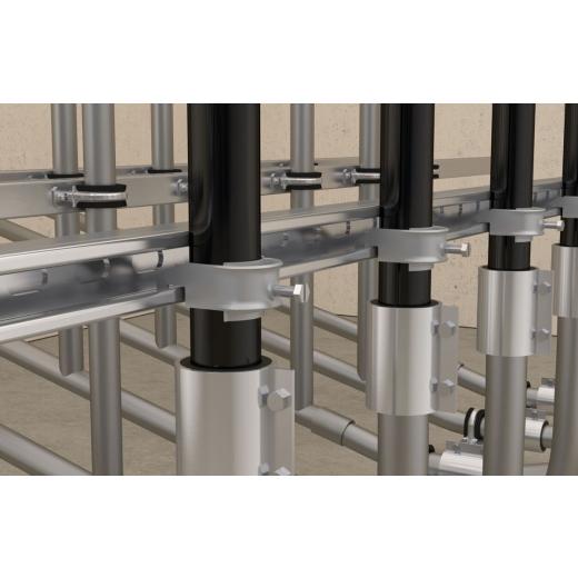 fischer Abrazadera de tubo FUBD 48 | 50 piezas