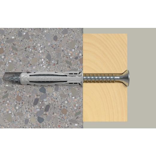 fischer Taco de expansión SX Plus 8 x 40 S con tornillo | 50 piezas