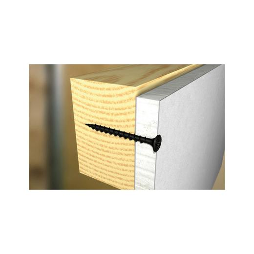 fischer Vis à fixation rapide 3,5 x 55/49, PH2, tête de trompette, acier phosphaté - 1000 pièces