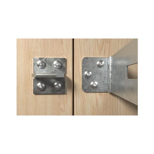 fischer Power-Fast II 4 x 45/40, PZ2, tête ronde, acier galvanisé, zingué blanc - 200 pièces