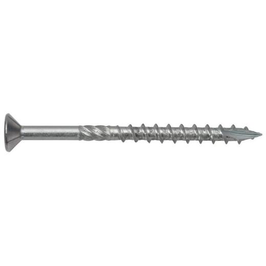 Tornillos para la construcción de madera CE 8 x 100/52, T40, cabeza avellanada, acero electrogalvanizado - 50 unidades