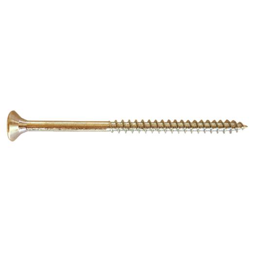 Tornillos para aglomerado CE 6 x 40/24, PZ3, cabeza avellanada, acero, electrogalvanizado amarillo - 500 unidades