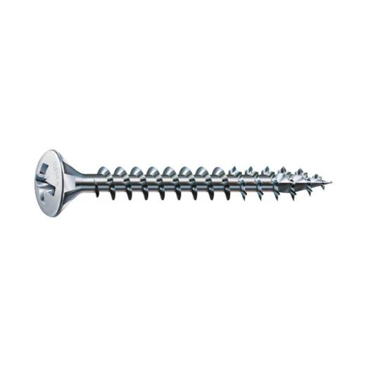 SPAX Universal screw, 3,5 x 25/21, raised countersunk head, cross recess Z, Nickel plated (E1J) - 1000 pieces