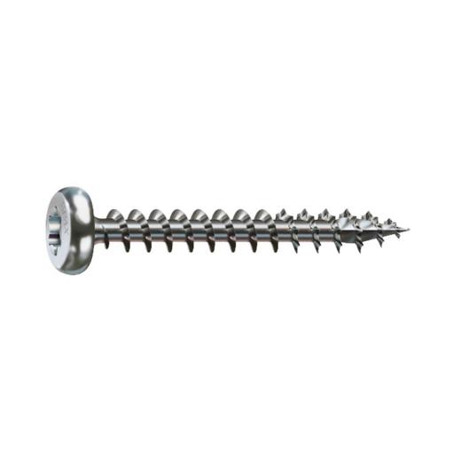 SPAX Stainless steel screw, 3 x 30/28, pan head, T-STAR plus, A2 (1.4567) - 200 pieces