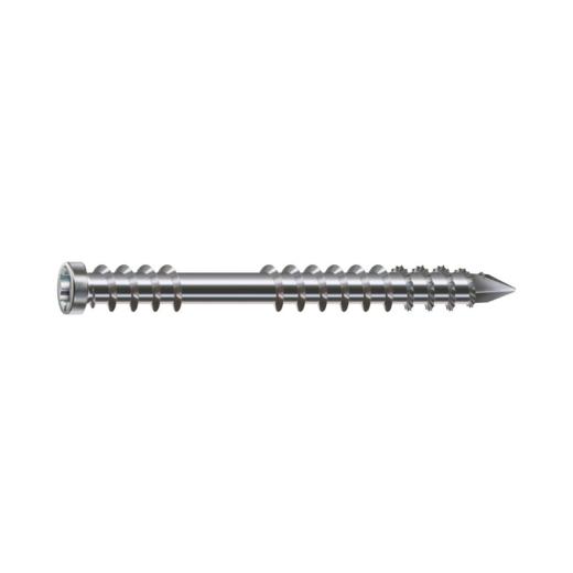 SPAX Decking screw, 5 x 50/21, cylindrical head, T-STAR plus, stainless steel A2 (1.4567) - 200 pieces