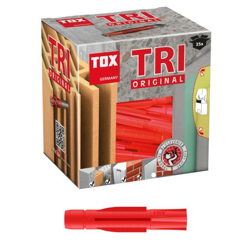 TOX cheville universelle Tri 12x71 mm | 25 pièces