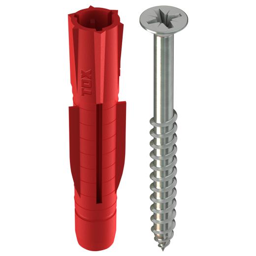 Allzweckdübel Tri 8x51 mm + Schraube  | 25 Stück