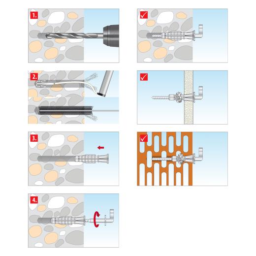 TOX Haakplug Pirat Bill-L m. universele plug Trika in ronde doos | 20 stuk