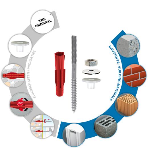 Waschtischbefestigung Oase  | 100 Stück