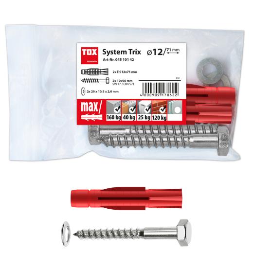 TOX Set de montaje System Trix | 20 piezas