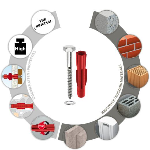 TOX Mounting kit System Trix | 100 pieces