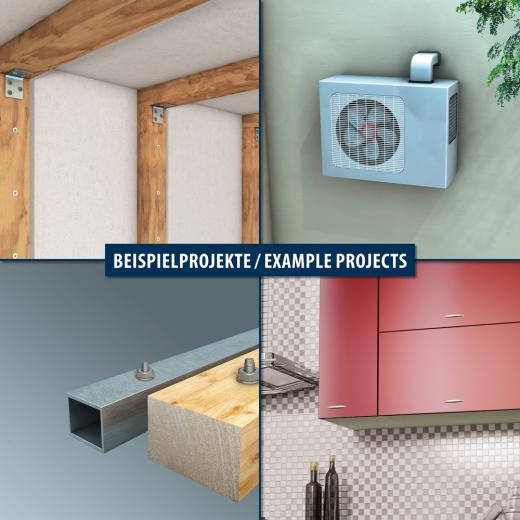 TOX All-purpose frame wall plug Apollo KB 10x100 mm | 25 pieces