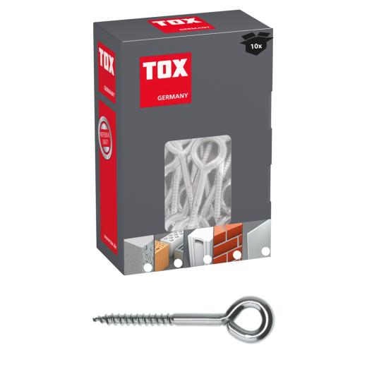 TOX Bullone ad occhio Eye 8x120 mm | 10 pezzi