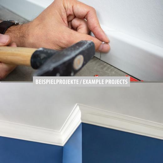 Sockelleistenstifte Home Base 1,4x40 mm (100 Stk.) verzinkt | 500 Stück