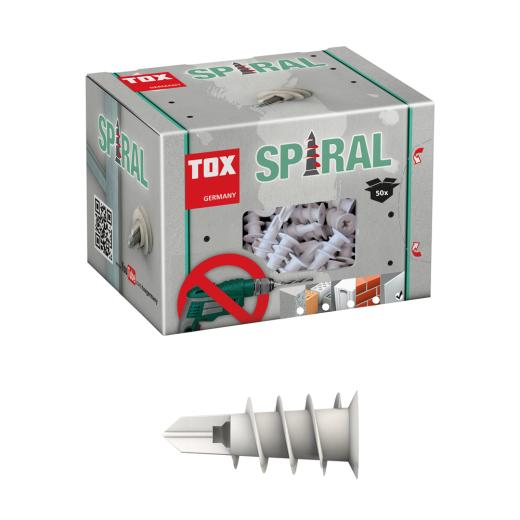 TOX cheville pour plaques de plâtre Spiral 32 | 50 pièces