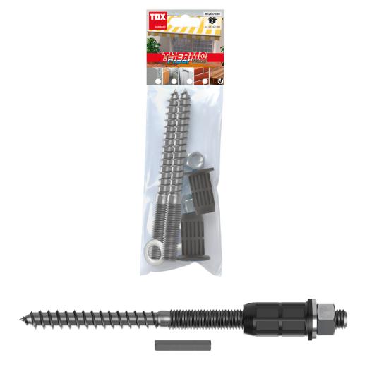 Schwerlast-Montagesystem Thermo Proof Wood M12x170/60 (2 Stk.) | 2 Stück