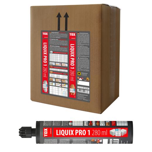 TOX Composite mortar Liquix Pro 1 styrene-free 280 ml | 12 pieces