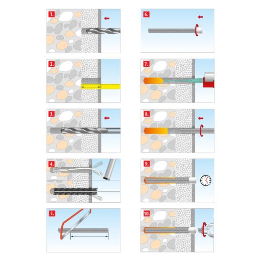 Abstandsmontagesystem Thermo Proof Plus Sun M16x300 (2 Stk.) | 2 Stück