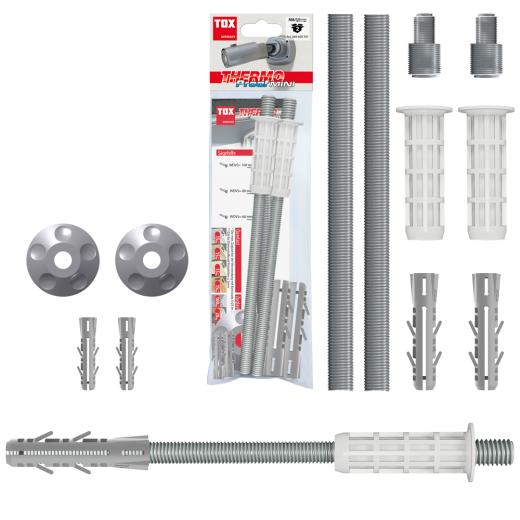 Abstandsmontagesystem Thermo Proof Mini M8 x 160 mm / Klemmstärke: 120 mm | 2 Stück