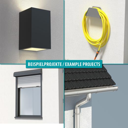 Abstandsmontagesystem Thermo Proof Mini M8 x 160 mm / Klemmstärke: 120 mm | 2 Stück