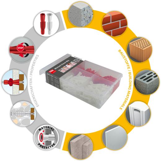 TOX  Assortimento standard Miniset Clever Mix 215 pz | 215 pezzi