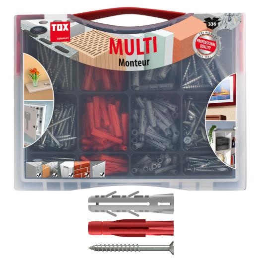 TOX Standard assortment Monteur Multi 336 pcs. | 336 pieces