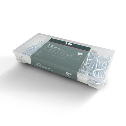 Basic Box Federstecker - Sortiment 150 tlg. | 150 Stück