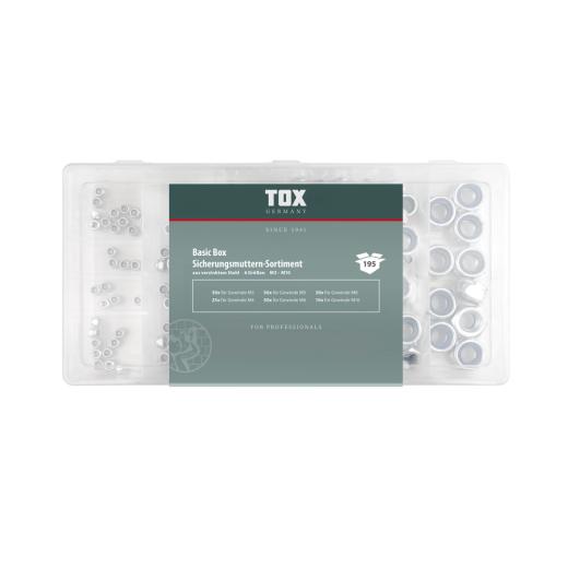 Basic Box Sicherungsmuttern - Sortiment 195 tlg. | 195 Stück