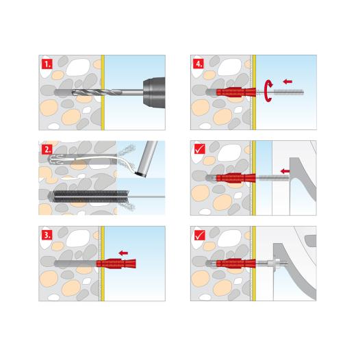 TOX Hanger bolt Boltix M8x120 mm | 100 pieces