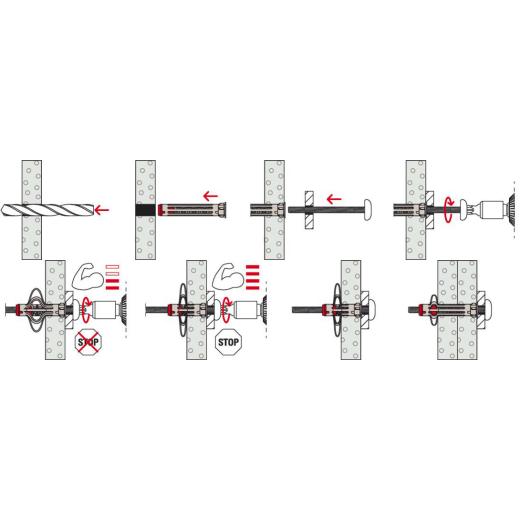 cavity fixing DuoHM 5 x 55 S PH TX, Panhead screw | 25 pieces