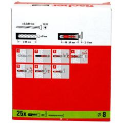 fischer - EasyHook Loop 8 x 40 DuoPower | 25 pieces