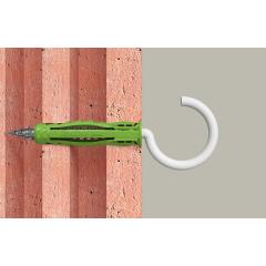 fischer Plug SX Plus Green 6 x 30 S met gecoate ronde haak - 20 stuk